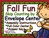 Fall Fun Skip Counting by 2 Envelope Center