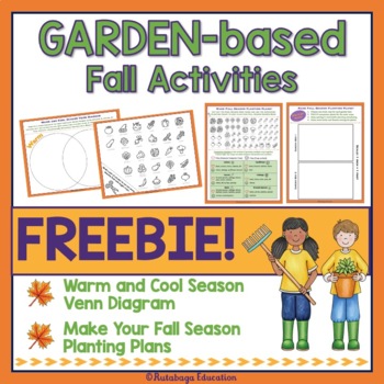 Preview of Fall Garden Science Activities