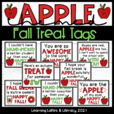 Fall Gift Tags September Apple Treat Tags Fall Break Stude