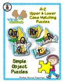 Fall Gnome - Alphabet / Letter Puzzles - Simple Objects *fg