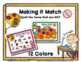 Fall Gnome - Colors - 12 Shades - Splat Dough Mats - 24 mats  *fg