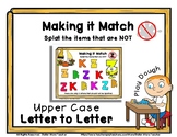 Fall Gnome - Upper Case Letters - Splat Dough Mats - 26 mats  *fg