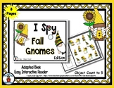 Fall Gnomes - Adapted 'I Spy' Easy Interactive Reader - 8 