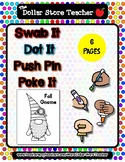 Fall Gnomes - Dot It -Spot It - Push Pin Poke It- Swab Fin