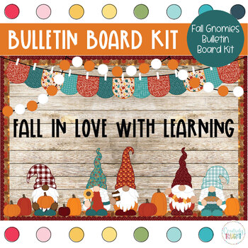 Preview of Fall Gnomies- Gnome Bulletin Board Kit- September & October Bulletin Board