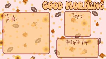 Preview of Fall Good Morning Slide