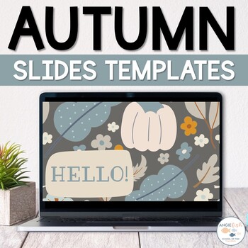 Preview of Fall Google Slides  | November Daily Slides | Fall PowerPoint Templates