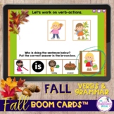 Fall Grammar and Vocabulary Boom Cards™