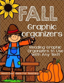 Preview of Fall Graphic Organizers For Reading {Use with ANY text!}