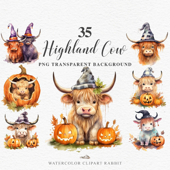 Highland Cow Baby Halloween 40oz Tumbler 5D Printed, Highland Cattle,  Fluffy Cow Pumpkins