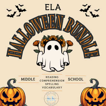 Preview of Fall| Halloween Bundle| Reading Comprehension| Digital Resource| Etymology