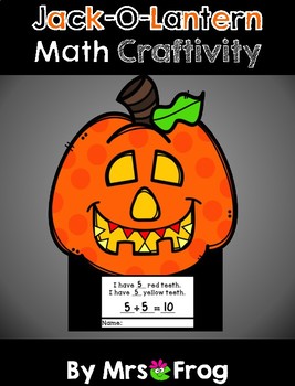 Preview of Fall / Halloween Jack-O-Lantern Math Craftivity