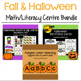 Fall/Halloween Math/Literacy Centre Bundle (Set of 3)