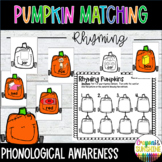 Fall | Halloween | Pumpkin- Rhyming Matching Game CVC | Li