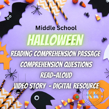 Preview of Fall| Halloween| Reading Comprehension| Passages and Questions| Digital Resource