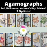 Fall, Halloween, Thanksgiving, Autumn Agamographs: Bat, Sp