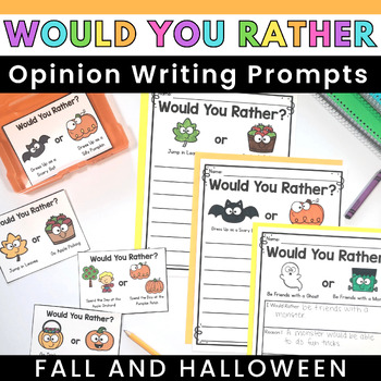 Fall Would You Rather Opinion Writing Prompts 3rd 4th Grade - The