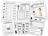 Fall, Halloween, and Thanksgiving Math and Literacy Bundle