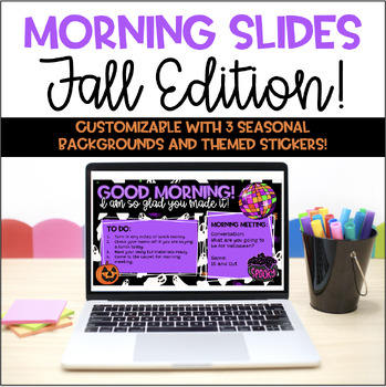 Preview of Fall Halloween and Thanksgiving Morning Slides