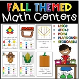 Fall Hands On Math Centers September October November Activities