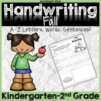 Preview of Fall Handwriting Printables