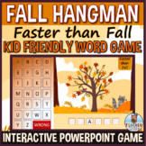 Virtual Hangman - Fall Themed - Interactive and Engaging L