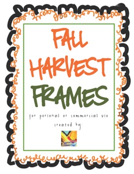 Preview of Fall Harvest Borders Free Commercial or Personal Use