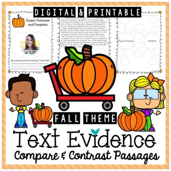Preview of Compare and Contrast Non-Fiction Texts (Fall Theme)