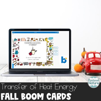 Preview of Fall Heat Transfer Boom Cards - Halloween Conduction Convection Radiation