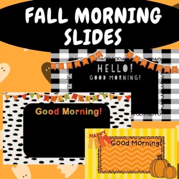 Preview of Fall Holiday Morning Slides