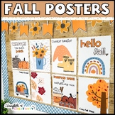 Fall Holiday Posters | Fall Bulletin Board