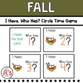 Fall I Have Who Has Counting Game | Preschool Circle Time 