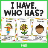 Fall I Have, Who Has? Fall Vocabulary Game & Party Activity
