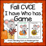 Fall CVCE Word I have Who has Game