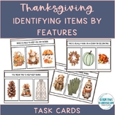 Fall Identifying Items By Feature Task Cards