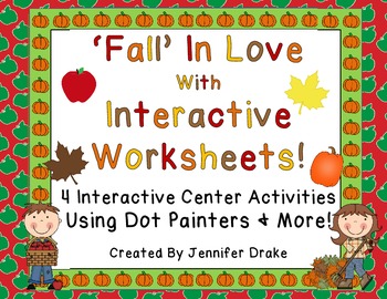Preview of 'Fall' In Love With Interactive Worksheets!  CC Aligned!  FREEBIE!