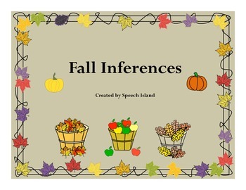 Preview of Fall Inferences
