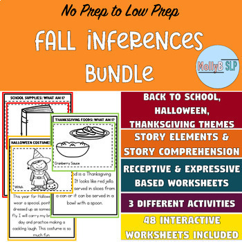 Preview of Fall Inferences: Infer the Fall Vocabulary BUNDLE