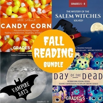 Preview of Fall Informational Reading Bundle