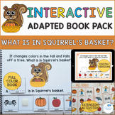 Fall Interactive Book - What's in Squirrel's Basket? - Spe