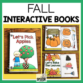 Preview of Fall Interactive Books