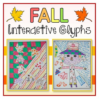 Preview of Fall Interactive Glyphs | Art + Writing Activities