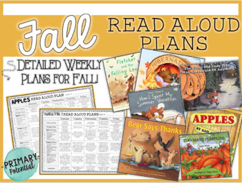 Preview of Fall Interactive Read Aloud Plans