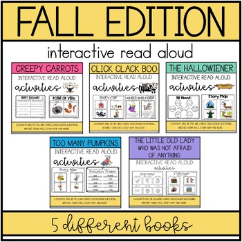 Preview of Fall Interactive Read Alouds