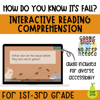 Preview of Fall Interactive Reading Comprehension