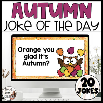 Preview of Fall Joke of the Day | Autumn Morning Meeting