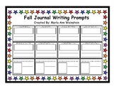 Fall Journal Writing Prompts