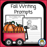 Fall Journal Writing Prompts and Word Wall