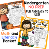 Fall Kindergarten Activities Math Worksheets Kindergarten 