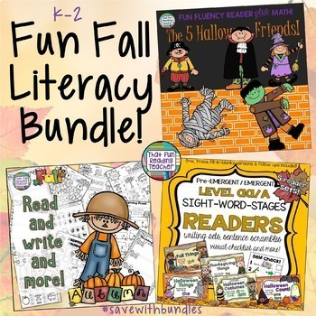 Fall Language Activities | Halloween, Thanksgiving by That Fun Reading ...